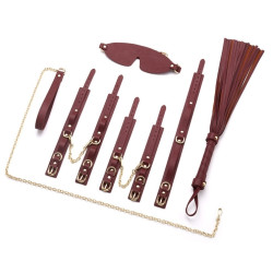 LuxuryFantasy Coffret SM 5 Pièces Sex Navy Bordeaux